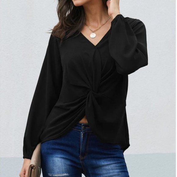 CLASSY DOLLZ black blouse / Top - Picture 1 of 4